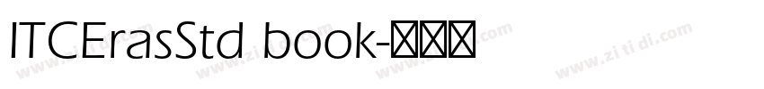 ITCErasStd book字体转换